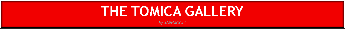 Text Box: THE TOMICA GALLERYby JMMAGBAG