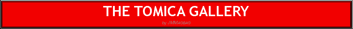 Text Box: THE TOMICA GALLERYby JMMAGBAG