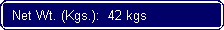 Flowchart: Alternate Process: Net Wt. (Kgs.):  42 kgs